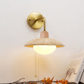 Carolia Zipper Version Travertine Wall Lamp — product view 19