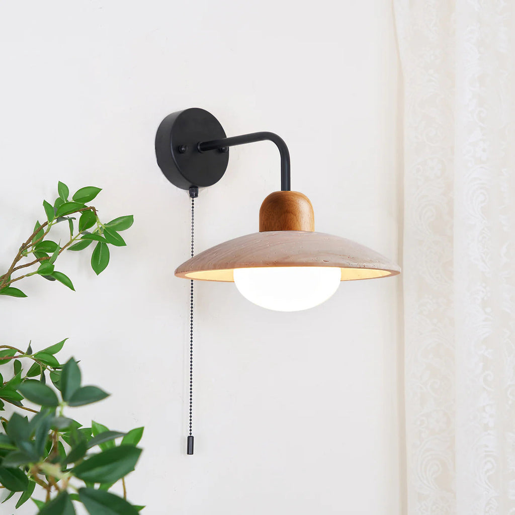 Carolia Zipper Version Travertine Wall Lamp — product view 22