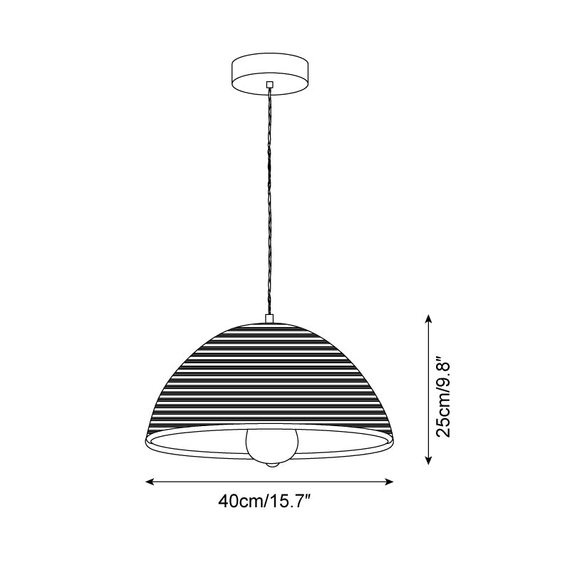 Rattan Shirley Pendant Lamp — product view 6