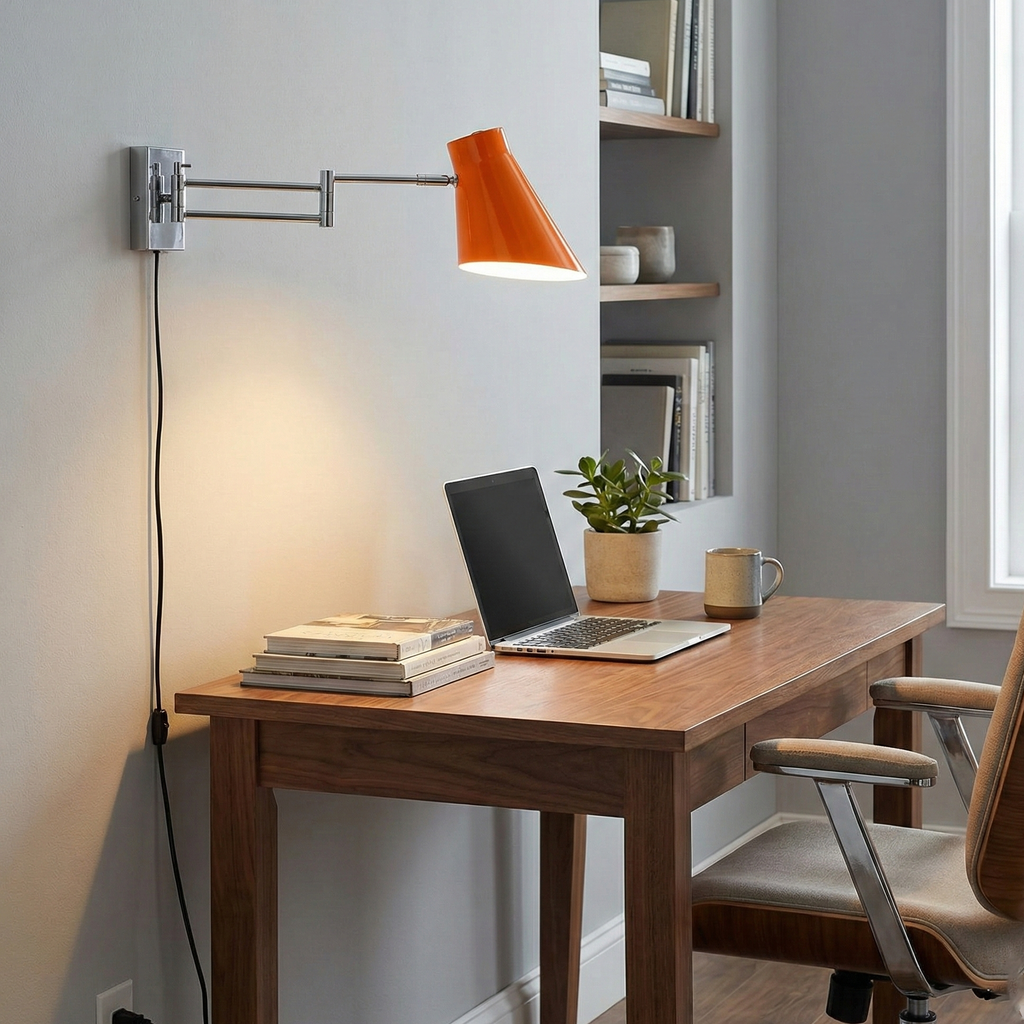 Zenith Swing Plug In Metal Wall Lamp — product view 13