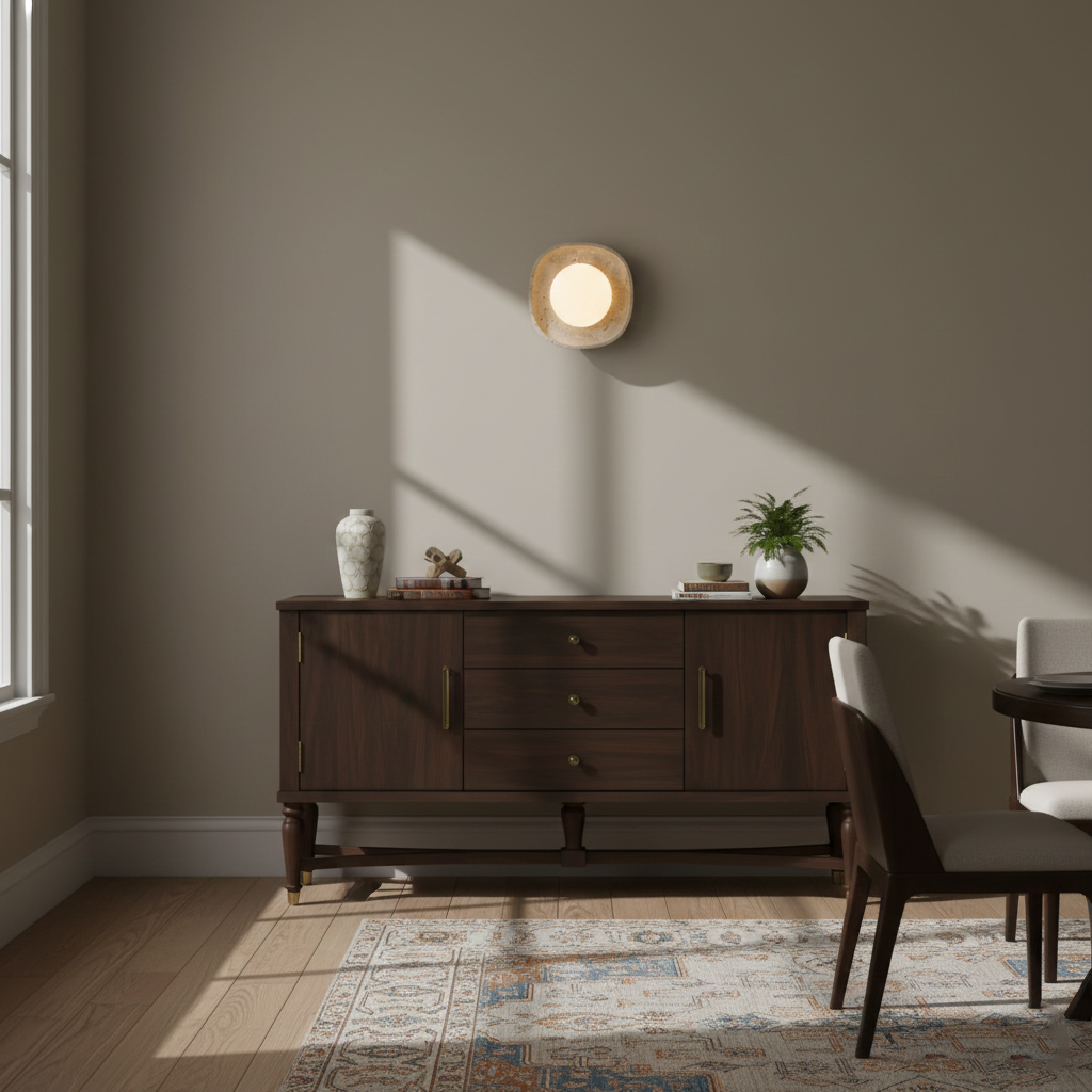 Faro Travertine Wall Lamp — product view 8