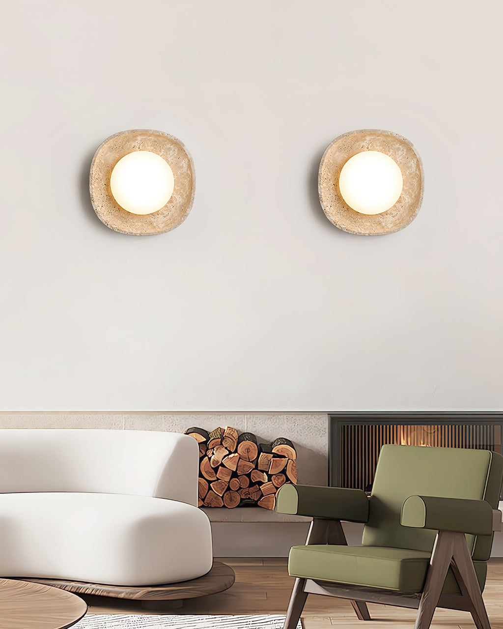Faro Travertine Wall Lamp — product view 13