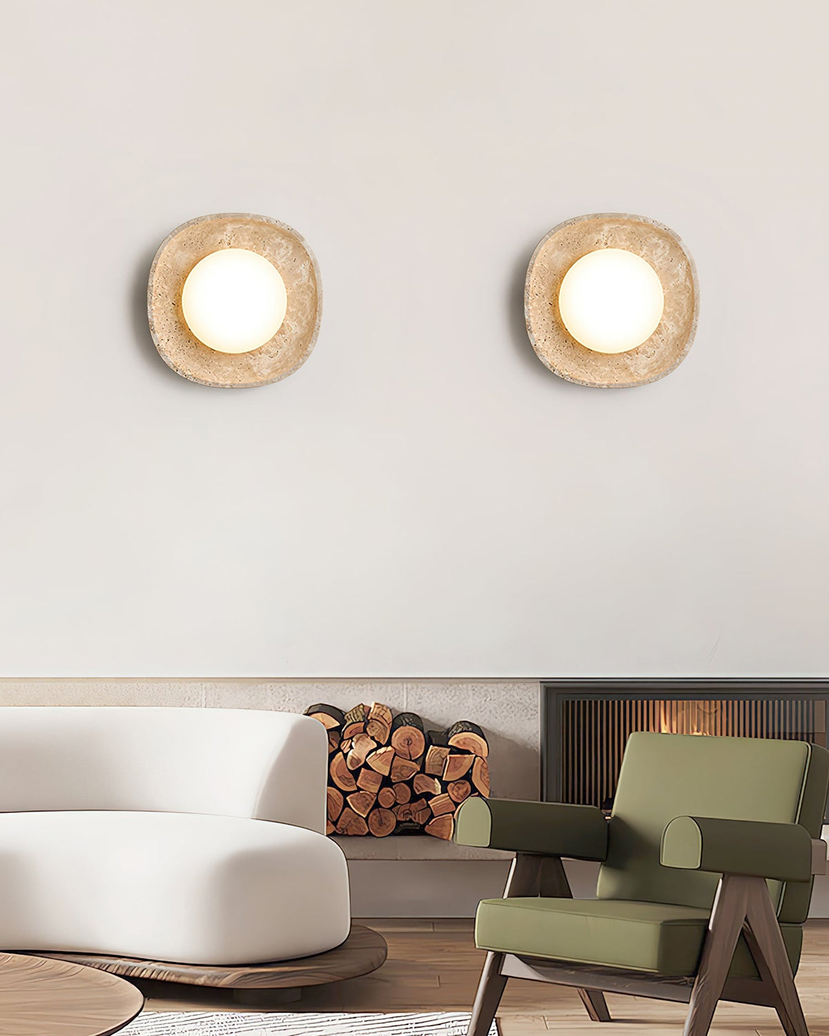 Faro Travertine Wall Lamp — product view 13