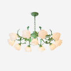 French Siena Metal Chandelier — product view 1