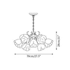 French Siena Metal Chandelier — product view 5
