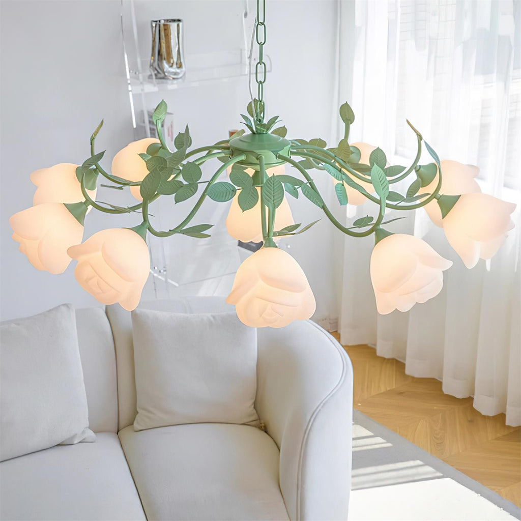French Siena Metal Chandelier — product view 10