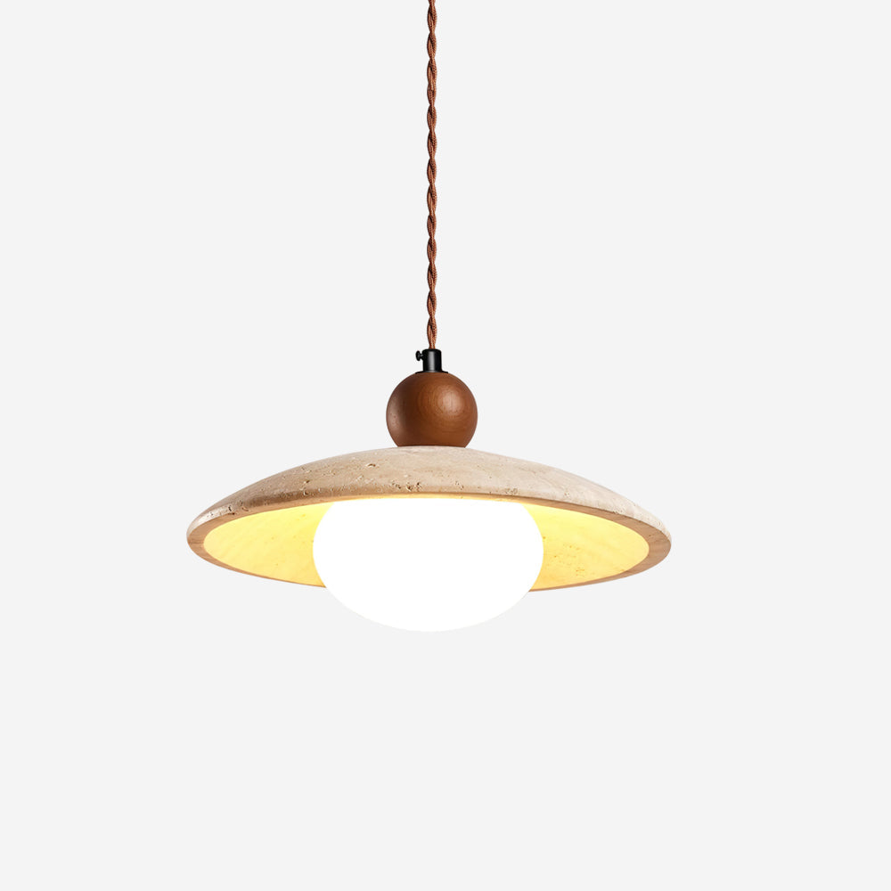 Herman Travertine Pendant Lamp — product view 1
