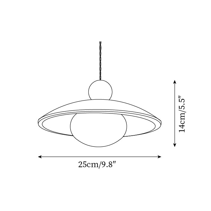 Herman Travertine Pendant Lamp — product view 5