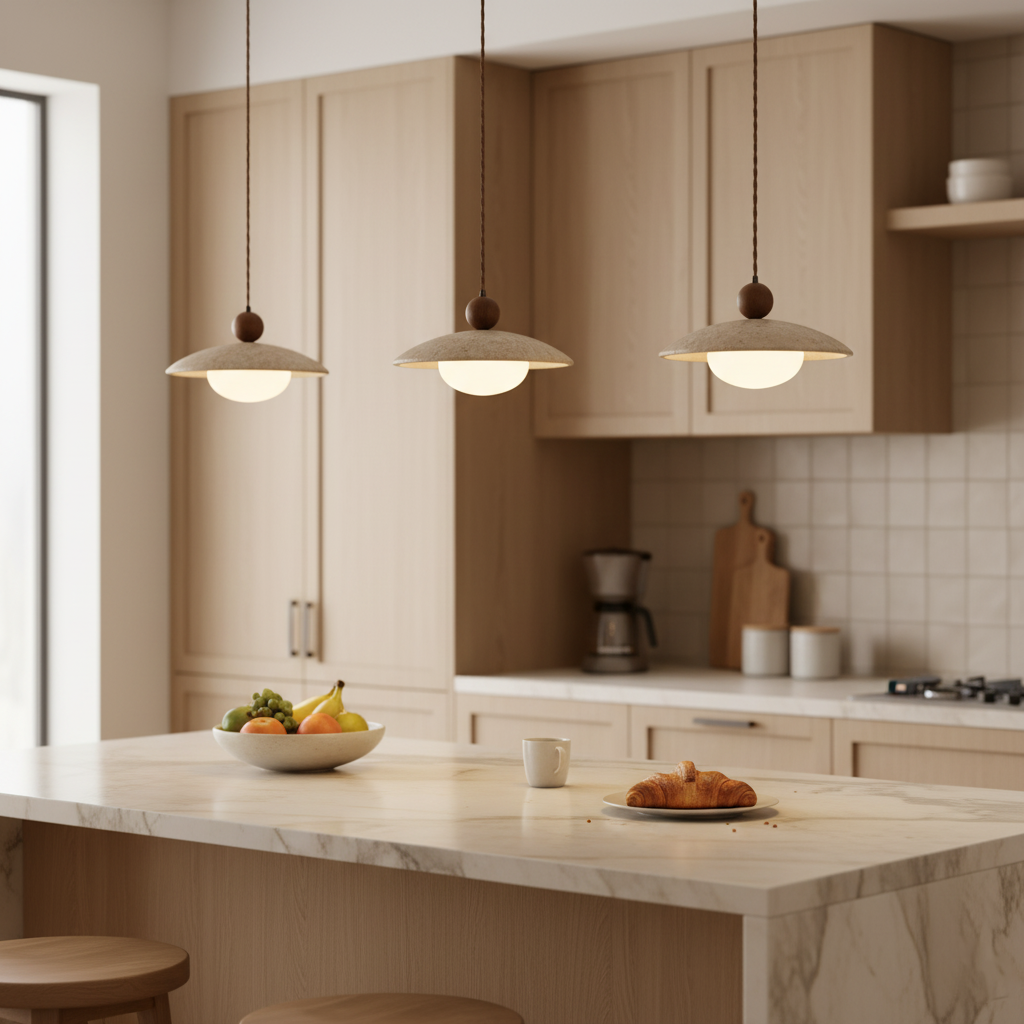 Herman Travertine Pendant Lamp — product view 6