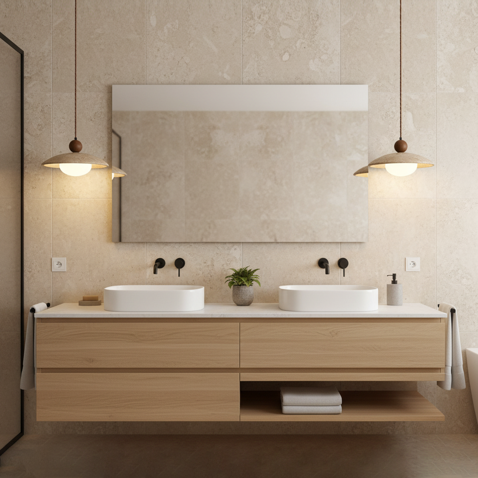 Herman Travertine Pendant Lamp — product view 7