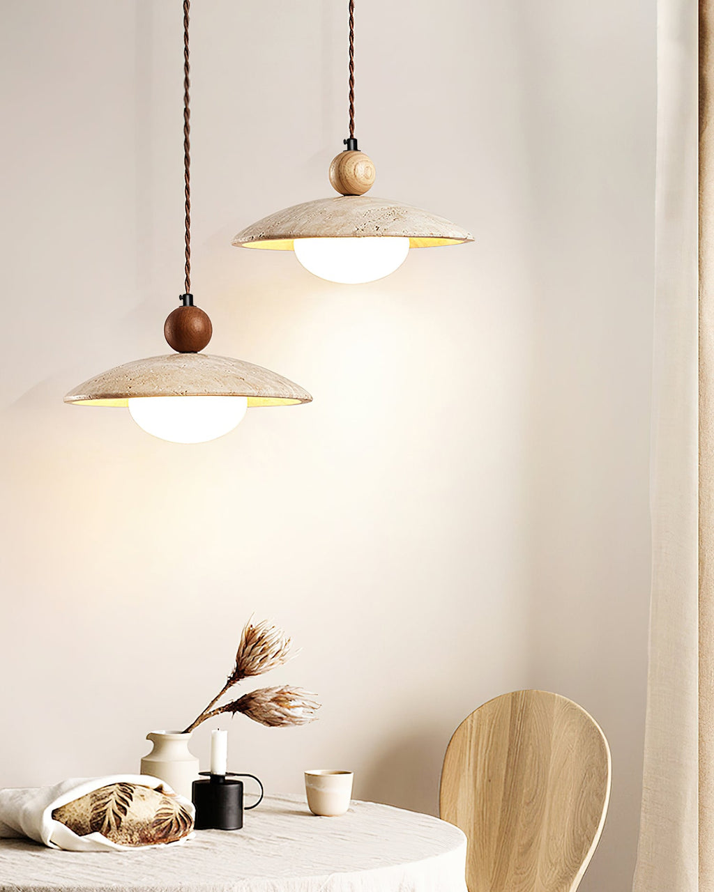 Herman Travertine Pendant Lamp — product view 13