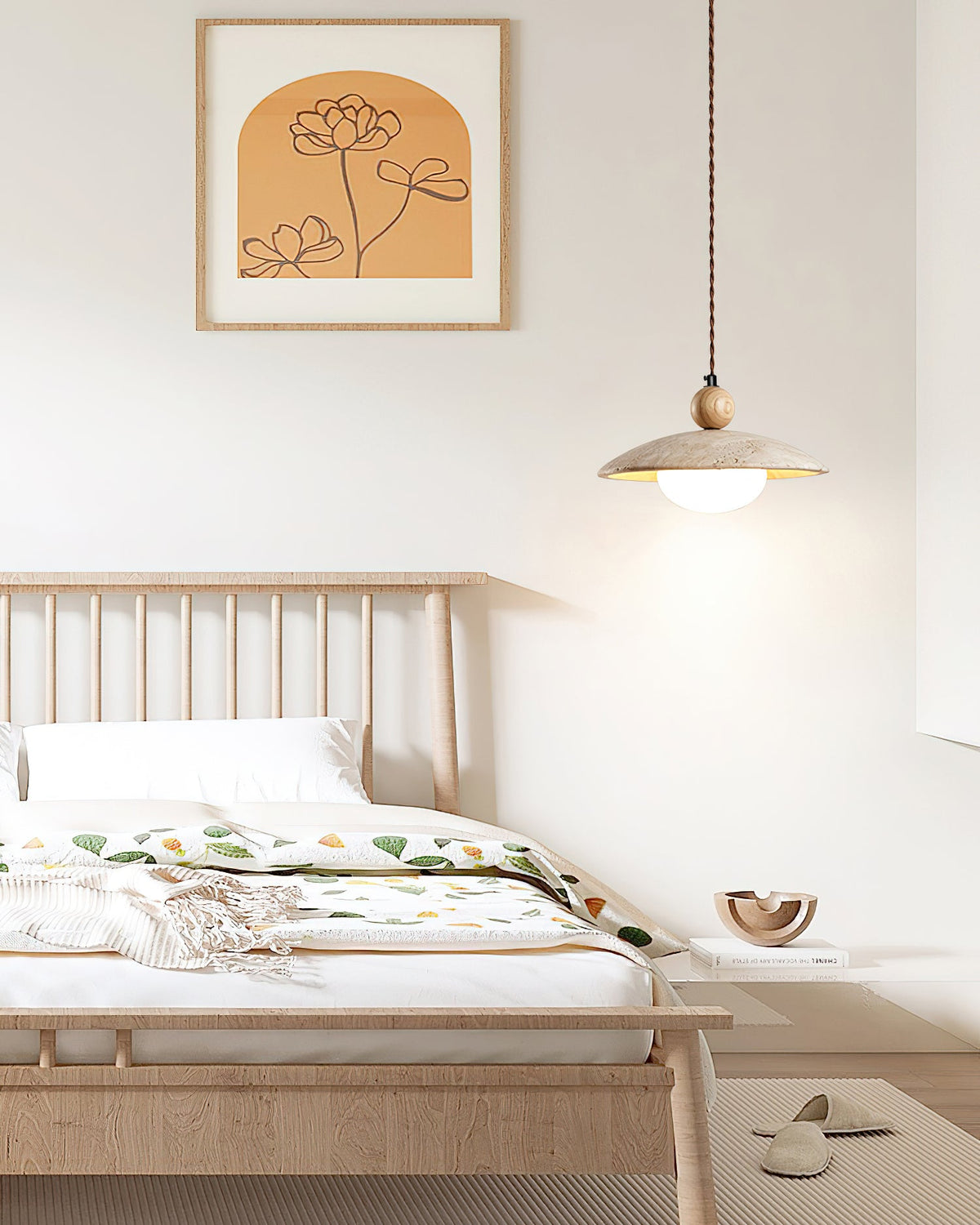 Herman Travertine Pendant Lamp — product view 14