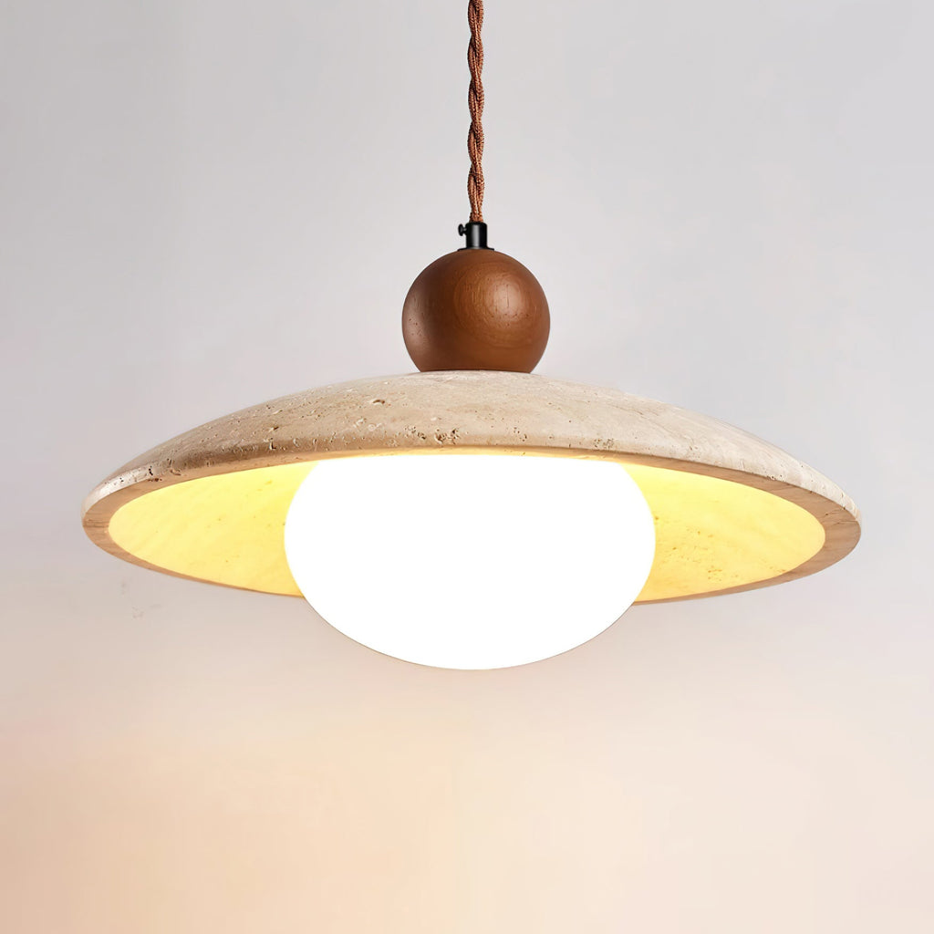Herman Travertine Pendant Lamp — product view 18