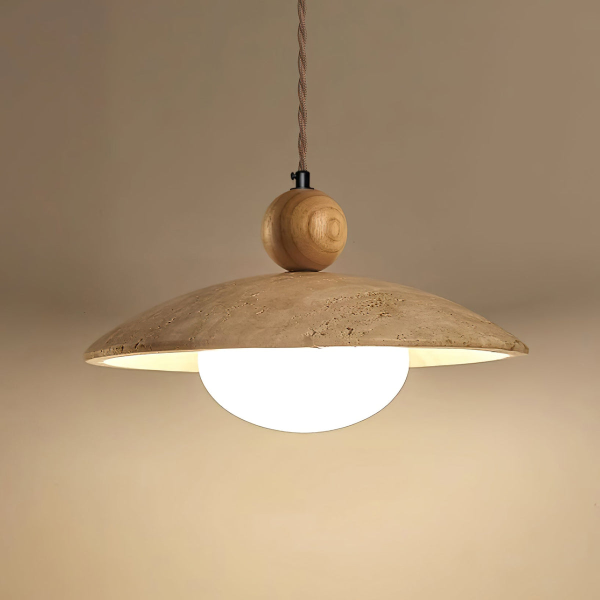 Herman Travertine Pendant Lamp — product view 20