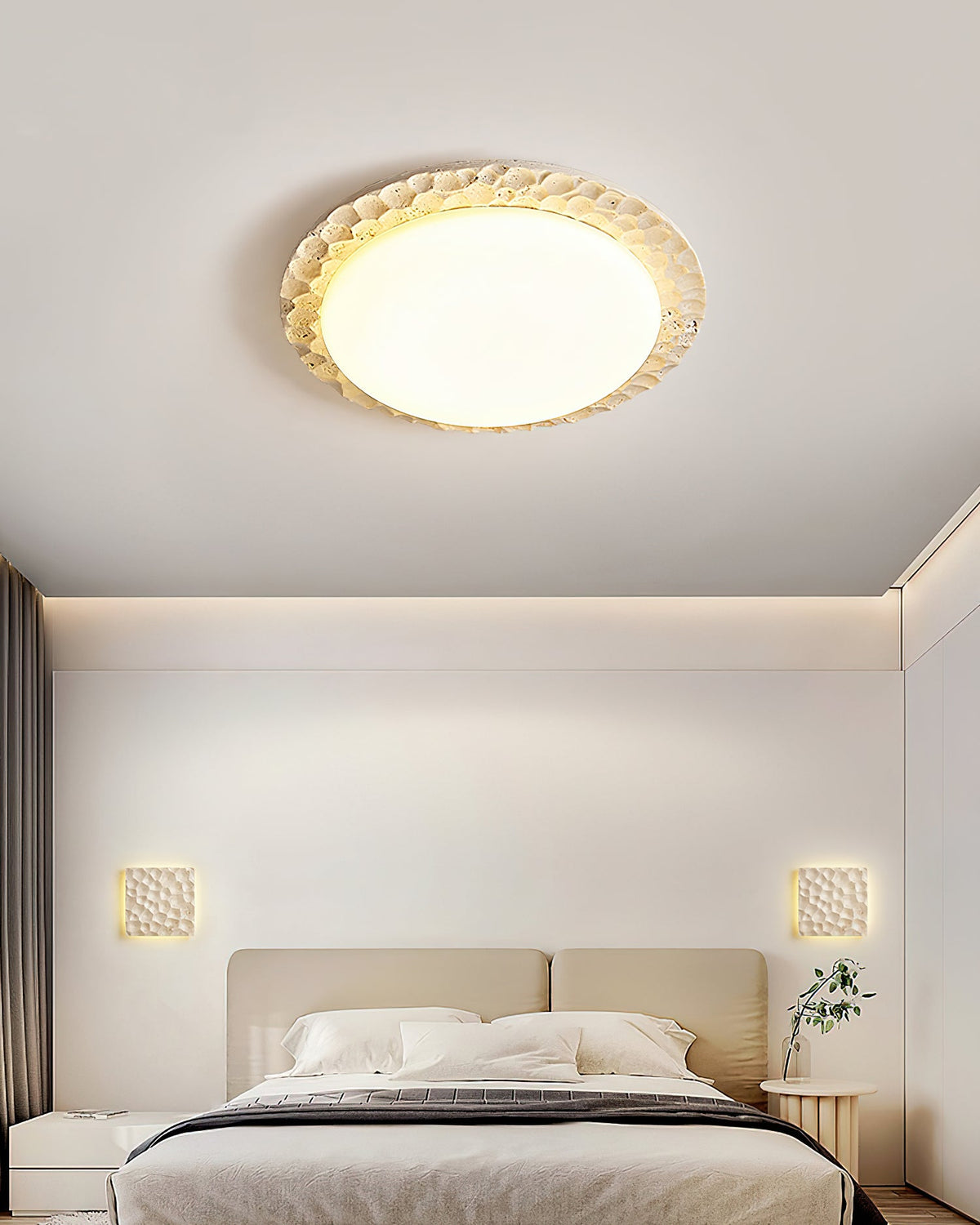 Kauai Travertine Ceiling Light — product view 3