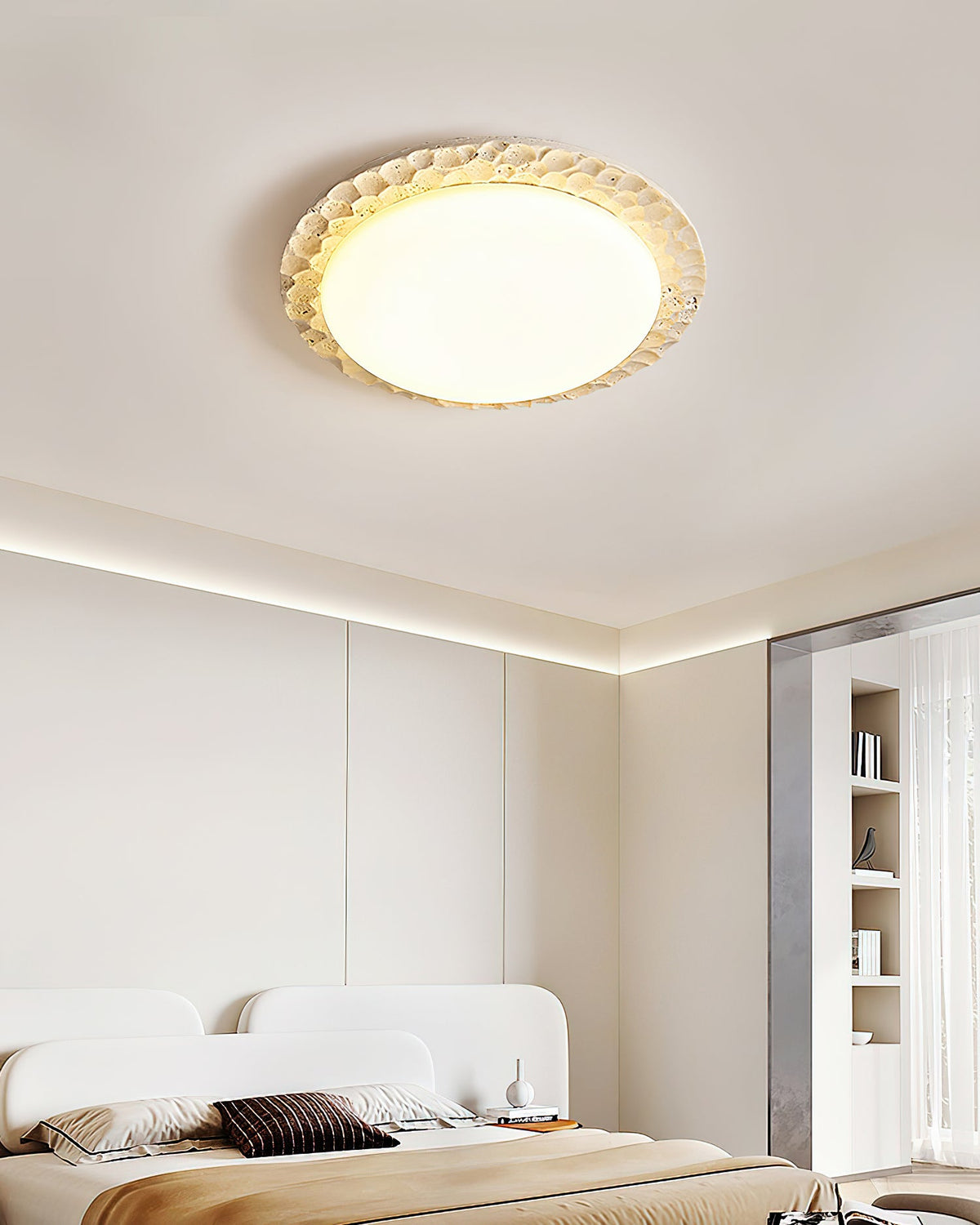 Kauai Travertine Ceiling Light — product view 4