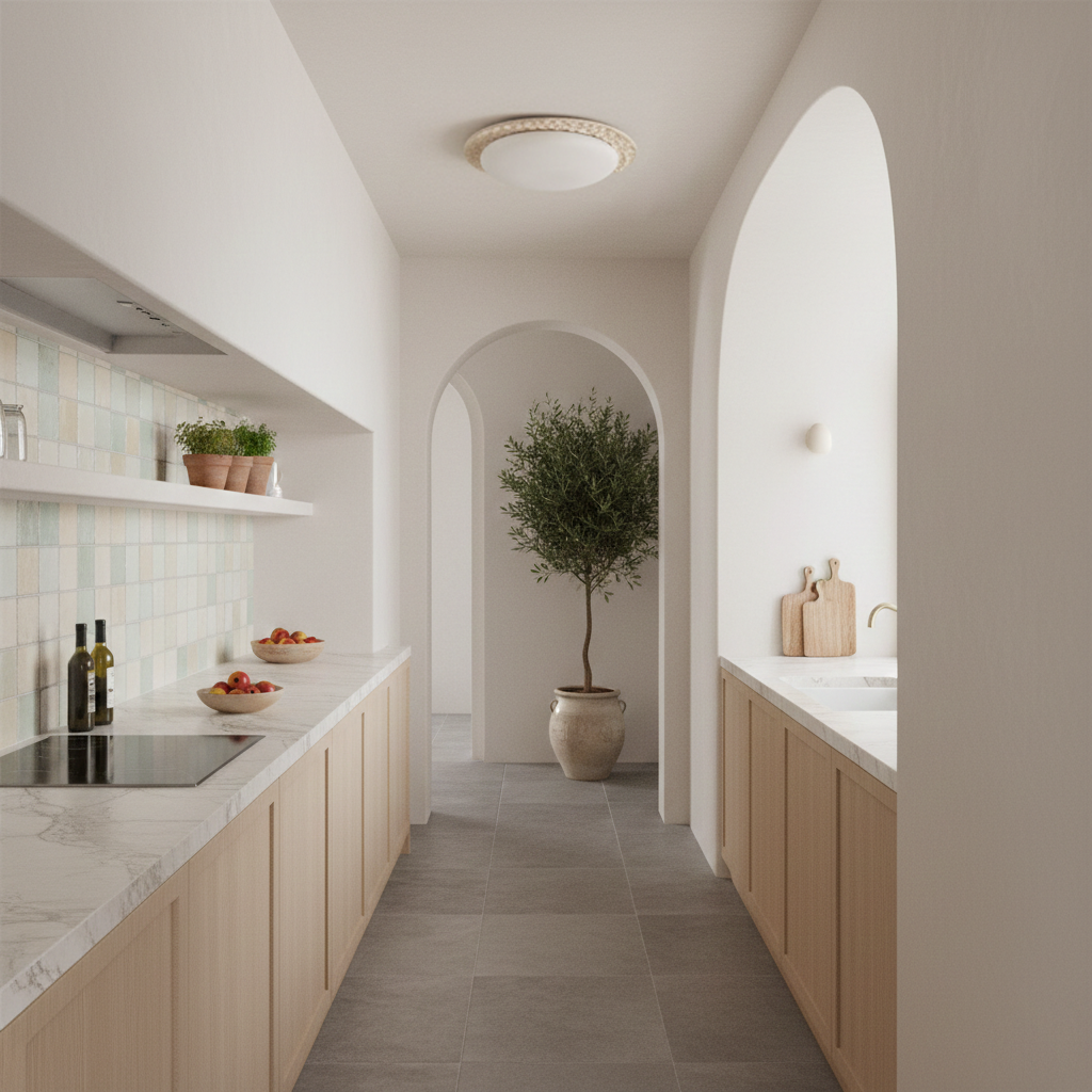 Kauai Travertine Ceiling Light — product view 8
