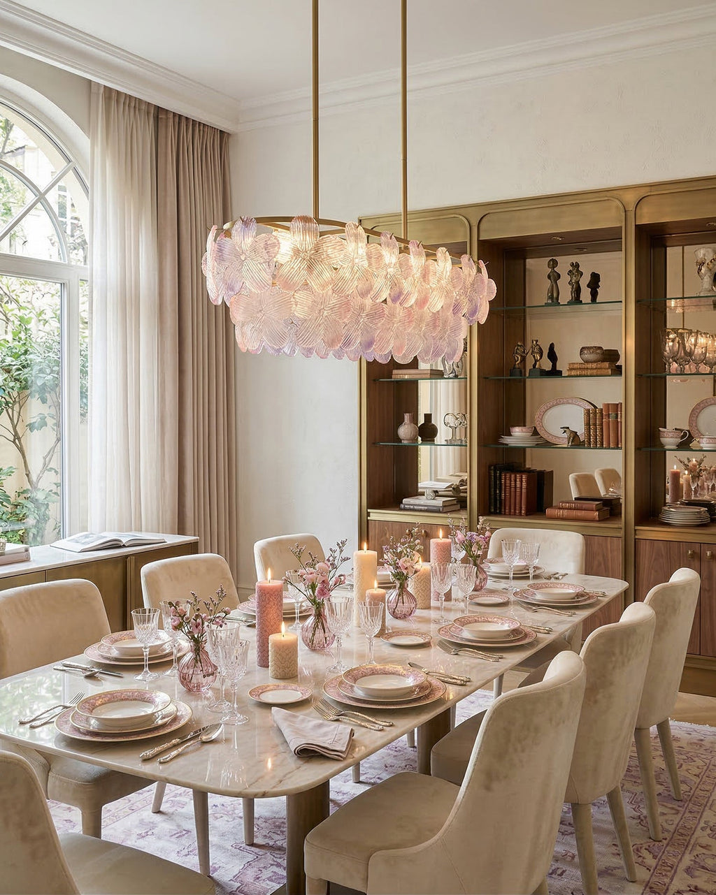 Treviso Flower Glass Chandelier — product view 6