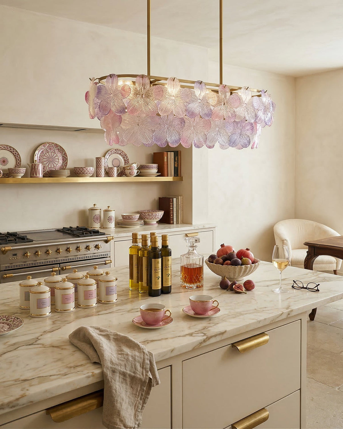 Treviso Flower Glass Chandelier — product view 10