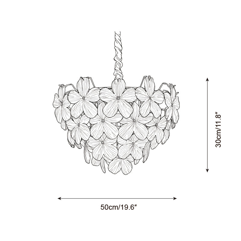 Treviso Flower Glass Chandelier — product detail 27
