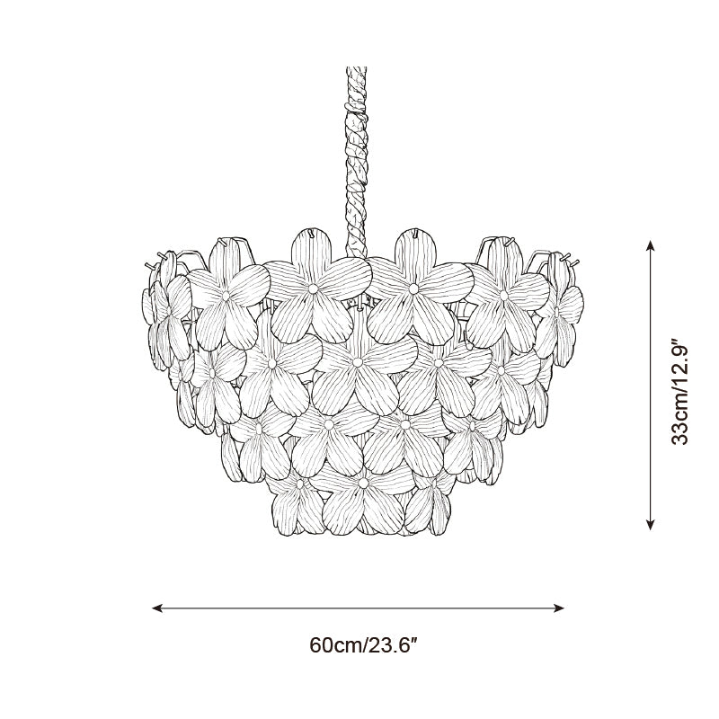 Treviso Flower Glass Chandelier — product detail 28