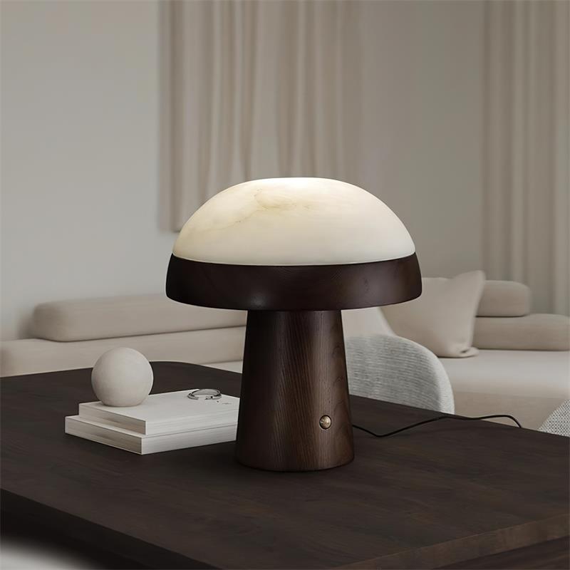 Pico Mushroom Alabaster Table Lamp — product view 6