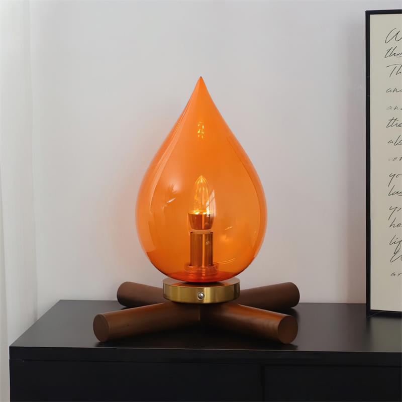 Firebeam Charge Glass Table Lamp — product view 2