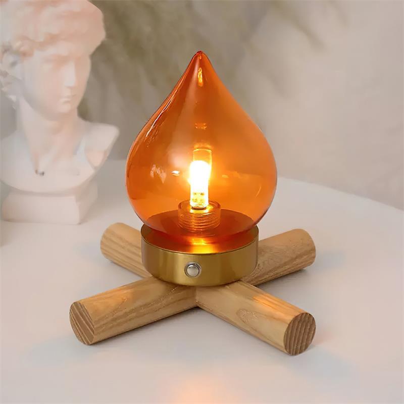 Firebeam Charge Glass Table Lamp — product view 4