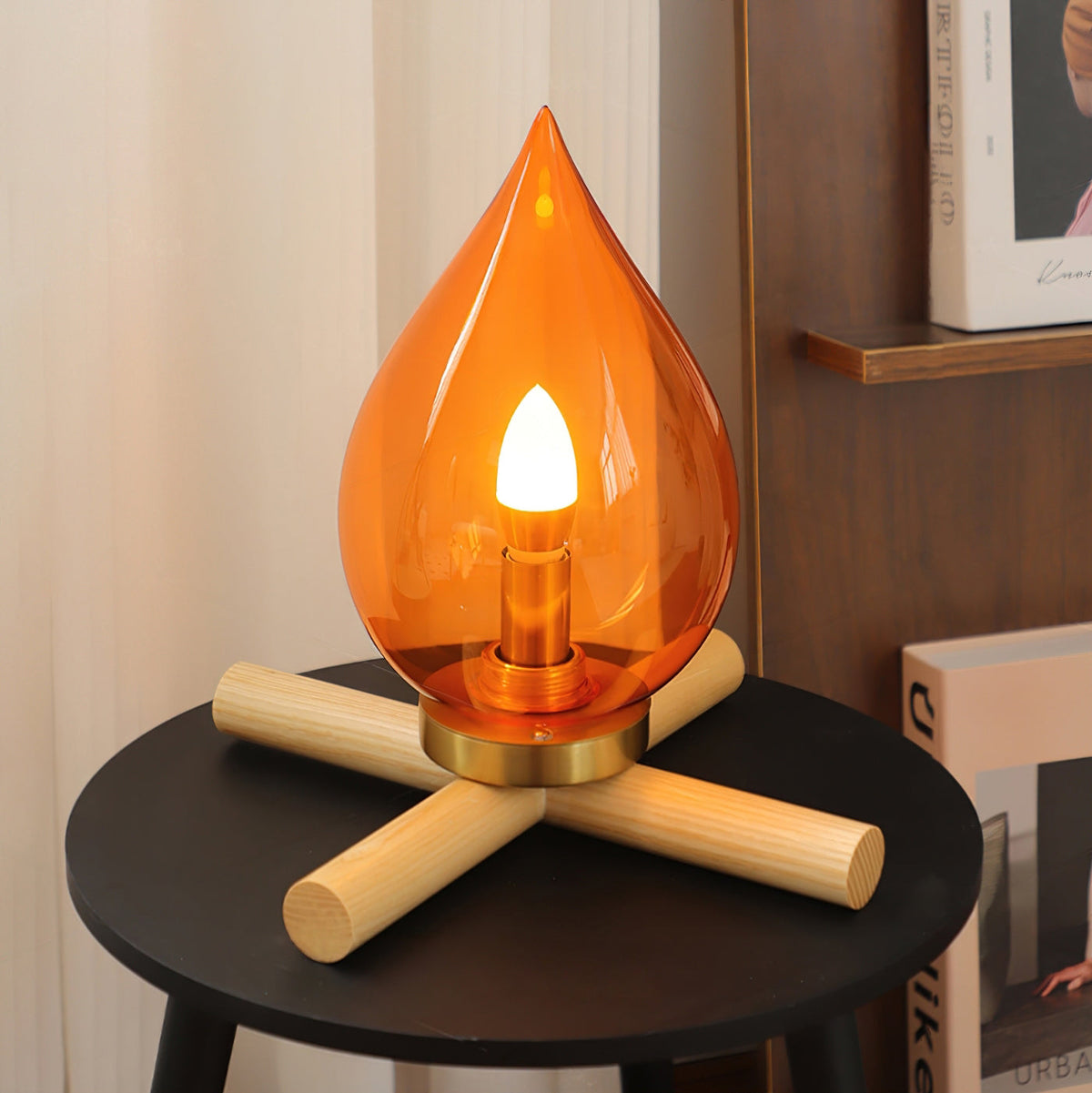 Firebeam Charge Glass Table Lamp — product view 9