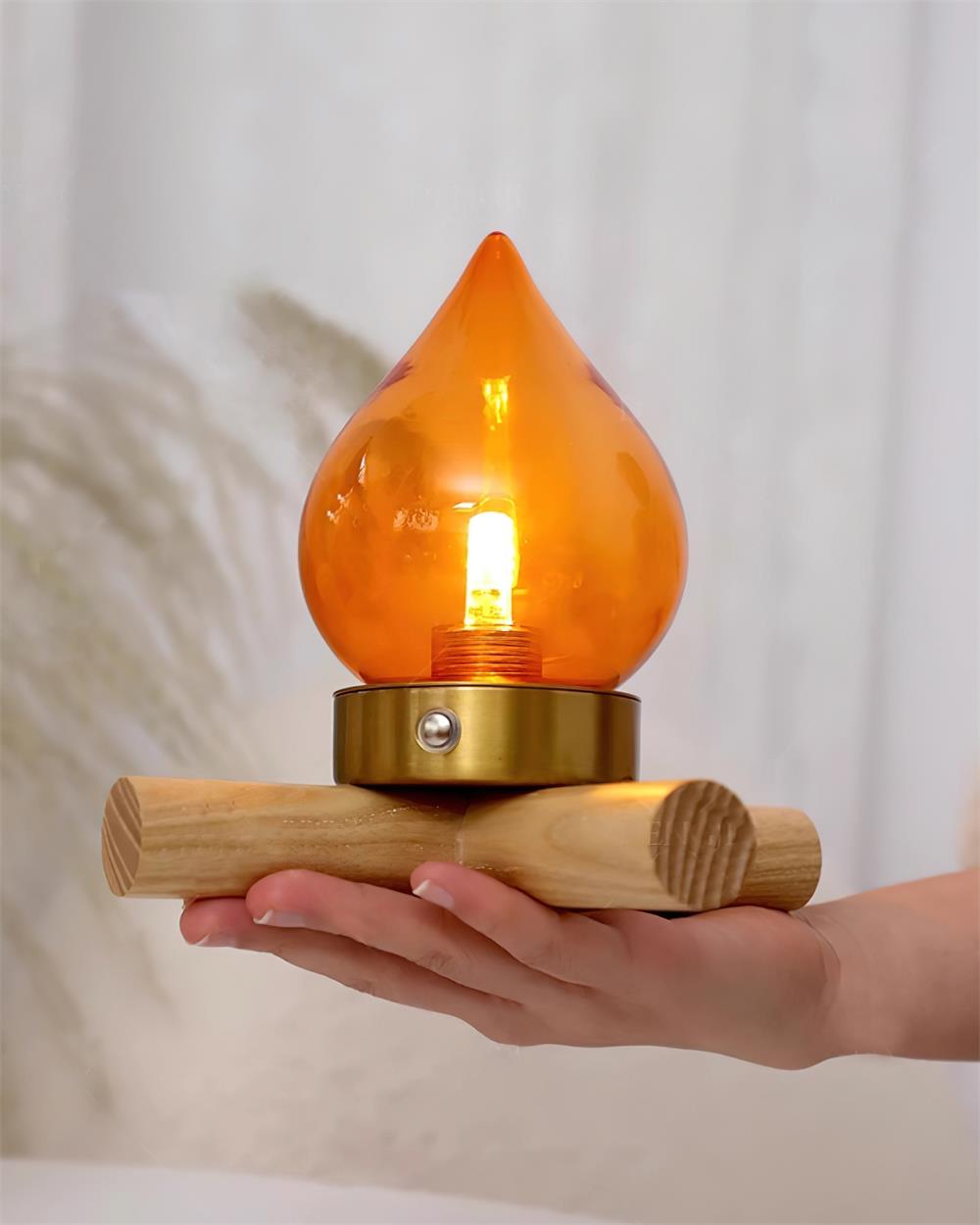 Firebeam Charge Glass Table Lamp — product view 10