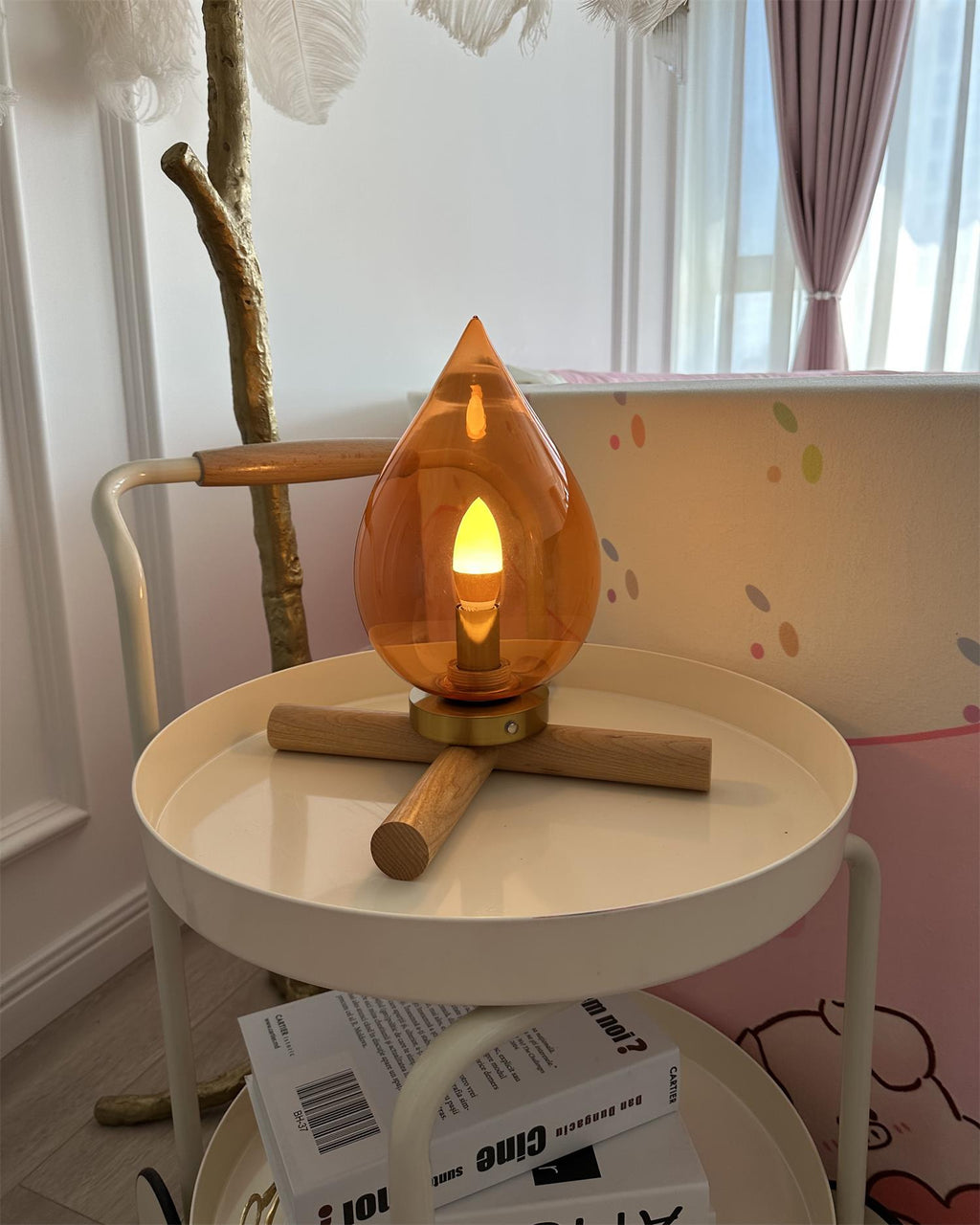 Firebeam Charge Glass Table Lamp — product view 11