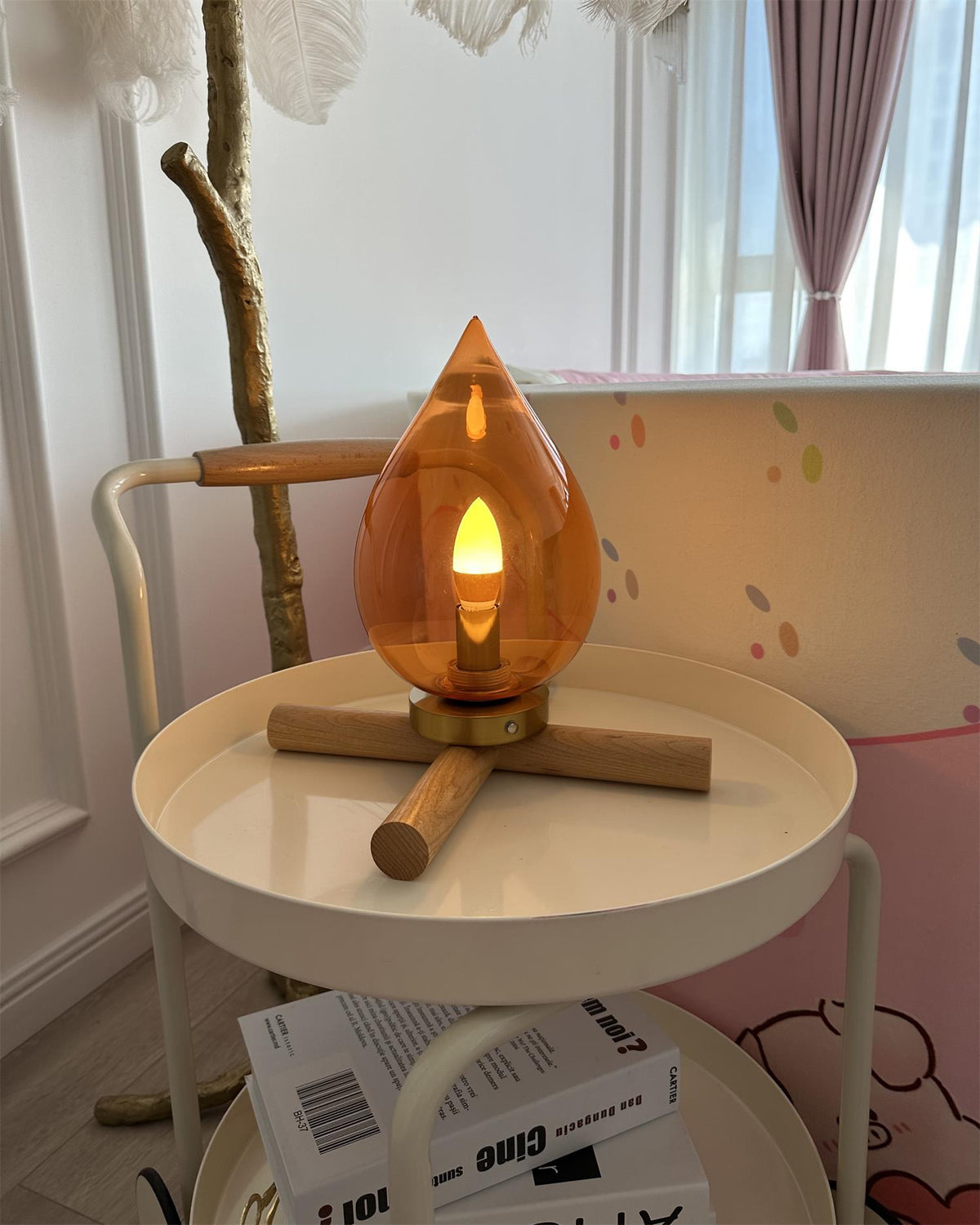 Firebeam Charge Glass Table Lamp — product view 11