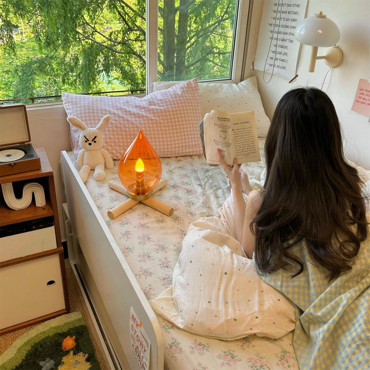Firebeam Charge Glass Table Lamp — product view 17