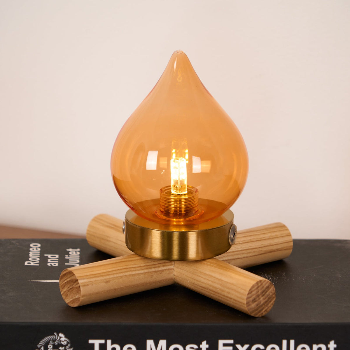 Firebeam Charge Glass Table Lamp — product view 26