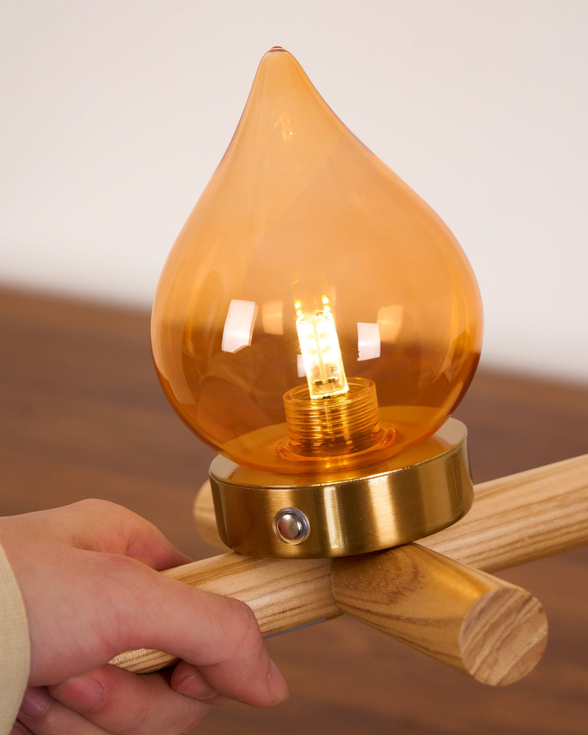 Firebeam Charge Glass Table Lamp — product view 30