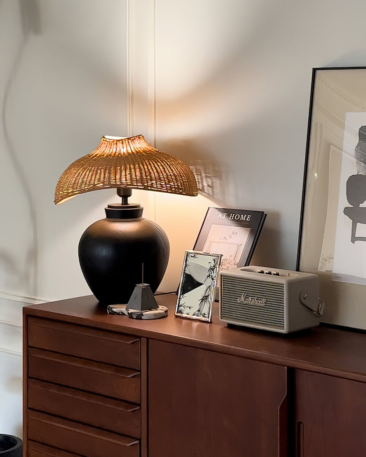 Amalia Wood Table Lamp — product view 6