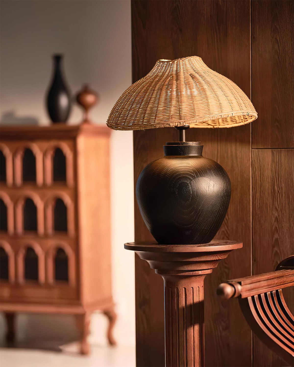 Amalia Wood Table Lamp — product view 11