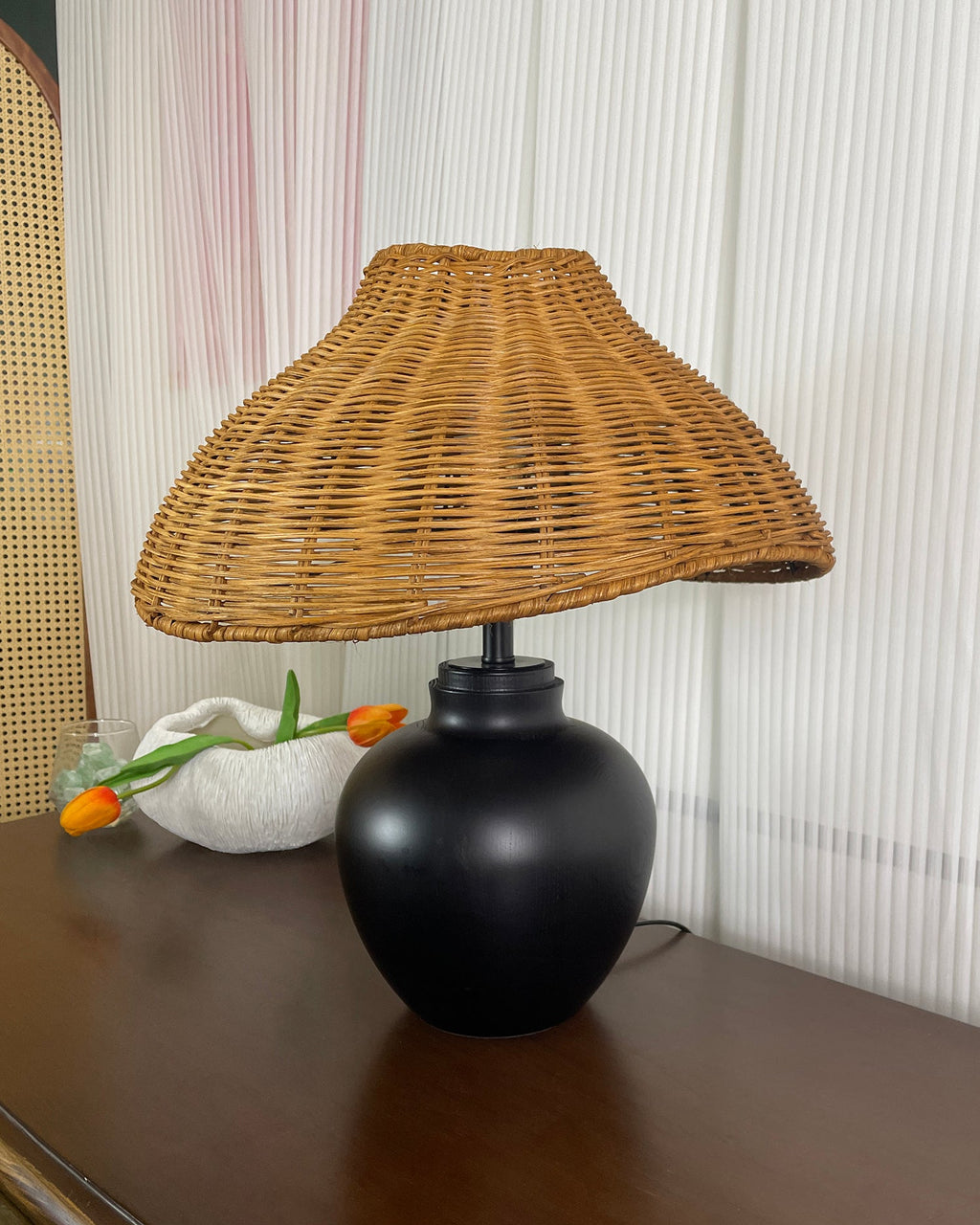 Amalia Wood Table Lamp — product view 16
