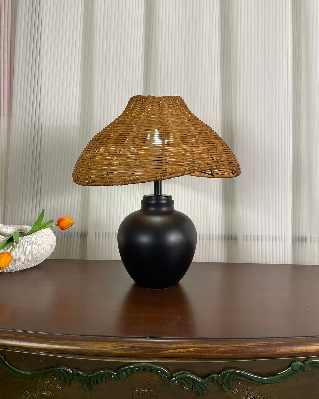 Amalia Wood Table Lamp — product view 17