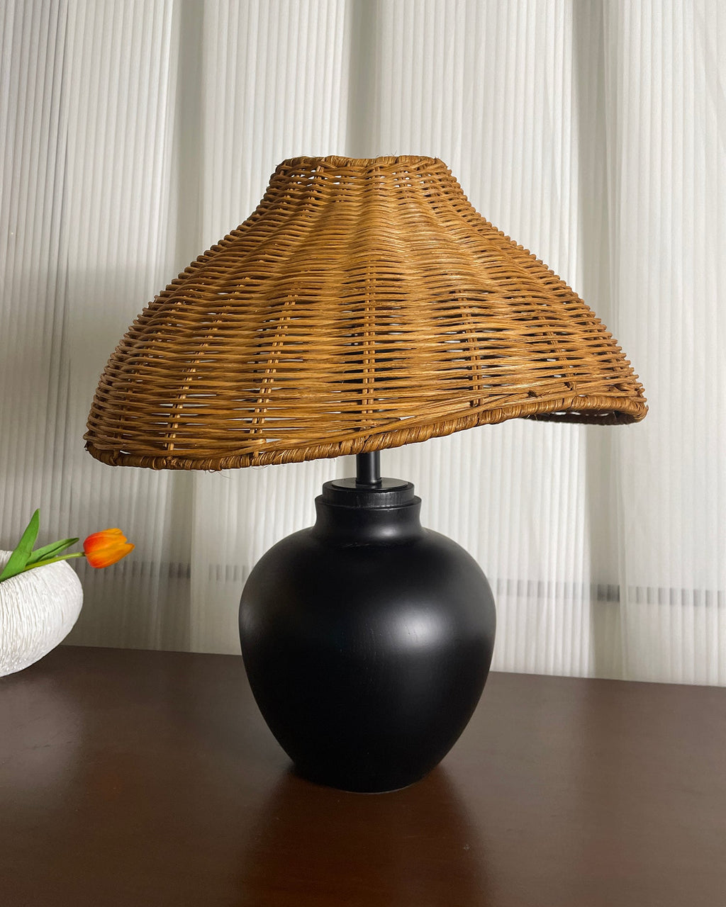 Amalia Wood Table Lamp — product view 24
