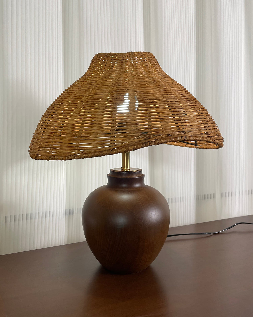 Amalia Wood Table Lamp — product view 27