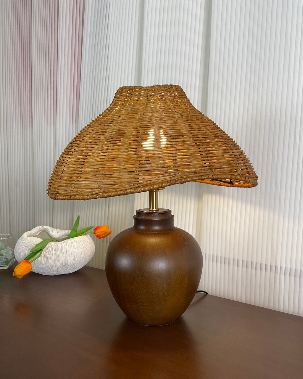 Amalia Wood Table Lamp — product view 28