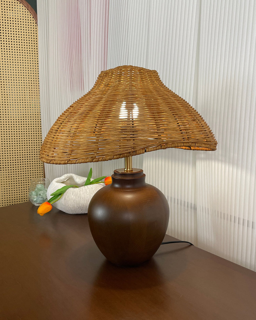 Amalia Wood Table Lamp — product view 29