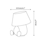 Little Monkey Wood Table Lamp — product view 5