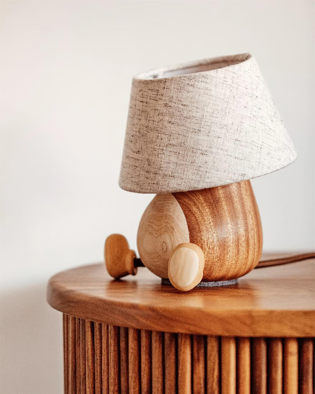 Little Monkey Wood Table Lamp — product view 8