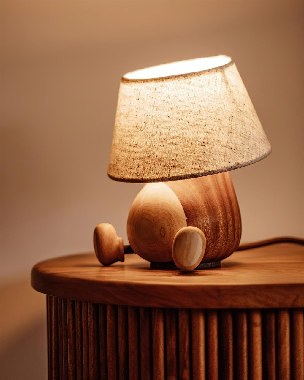 Little Monkey Wood Table Lamp — product view 9