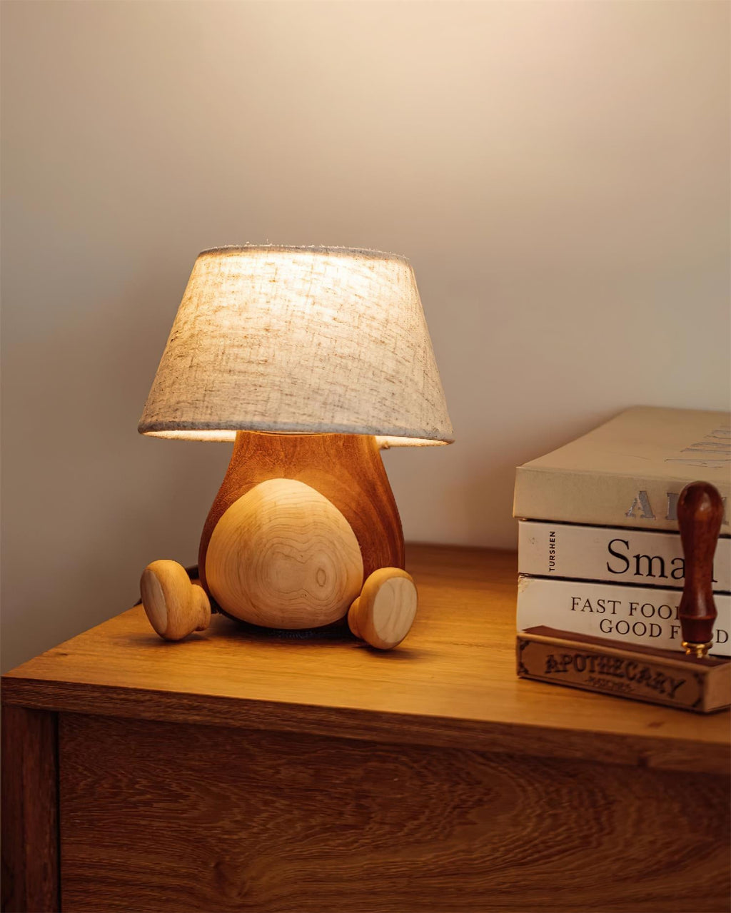 Little Monkey Wood Table Lamp — product view 12