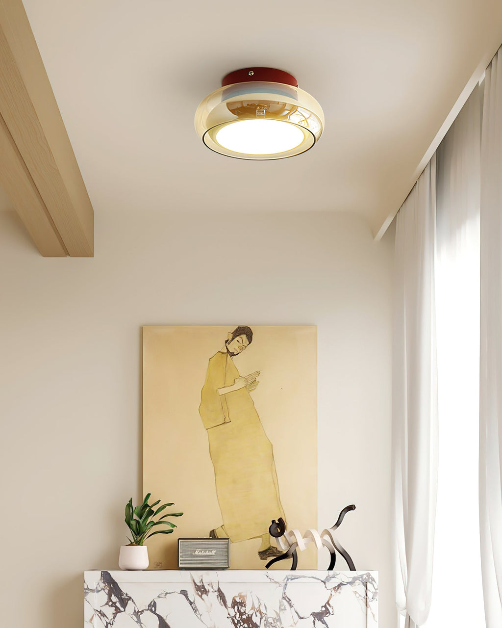 Rotan Ceiling Light — product view 4