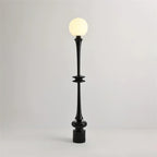 Melrose Black Glass Floor Lamp — product view 2