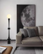 Melrose Black Glass Floor Lamp — product view 7